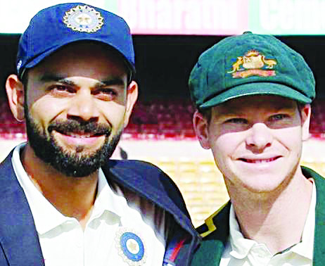 ಐಸಿಸಿ ಟೆಸ್ಟ್  ರ‍್ಯಾಂಕಿಂಗ್ : ಅಗ್ರಸ್ಥಾನಿ ಸ್ಟೀವ್ ಸ್ಮಿತ್ ಜೊತೆ ಕೊಹ್ಲಿ ಸ್ಪರ್ಧೆ