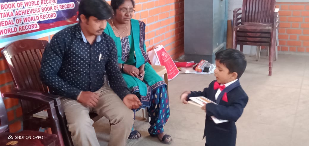 ಇಂಡಿಯನ್ ಬುಕ್ ಆಪ್ ರೆಕಾರ್ಡ್ ಸೇರಿ ಹಲವು ಸಾಧನೆಗಳ ಪಟ್ಟಿಗೆ 2.4 ವರ್ಷದ ತಾನೀಶ್