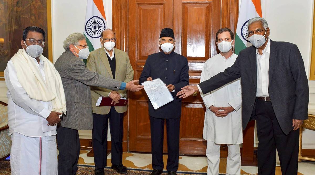 ಕೃಷಿ ಮಸೂದೆ: ಸರಕಾರದ ವಿರುದ್ಧ ಜಂಟಿ ಹೇಳಿಕೆ ನೀಡಿದ 11 ವಿರೋಧ ಪಕ್ಷಗಳು