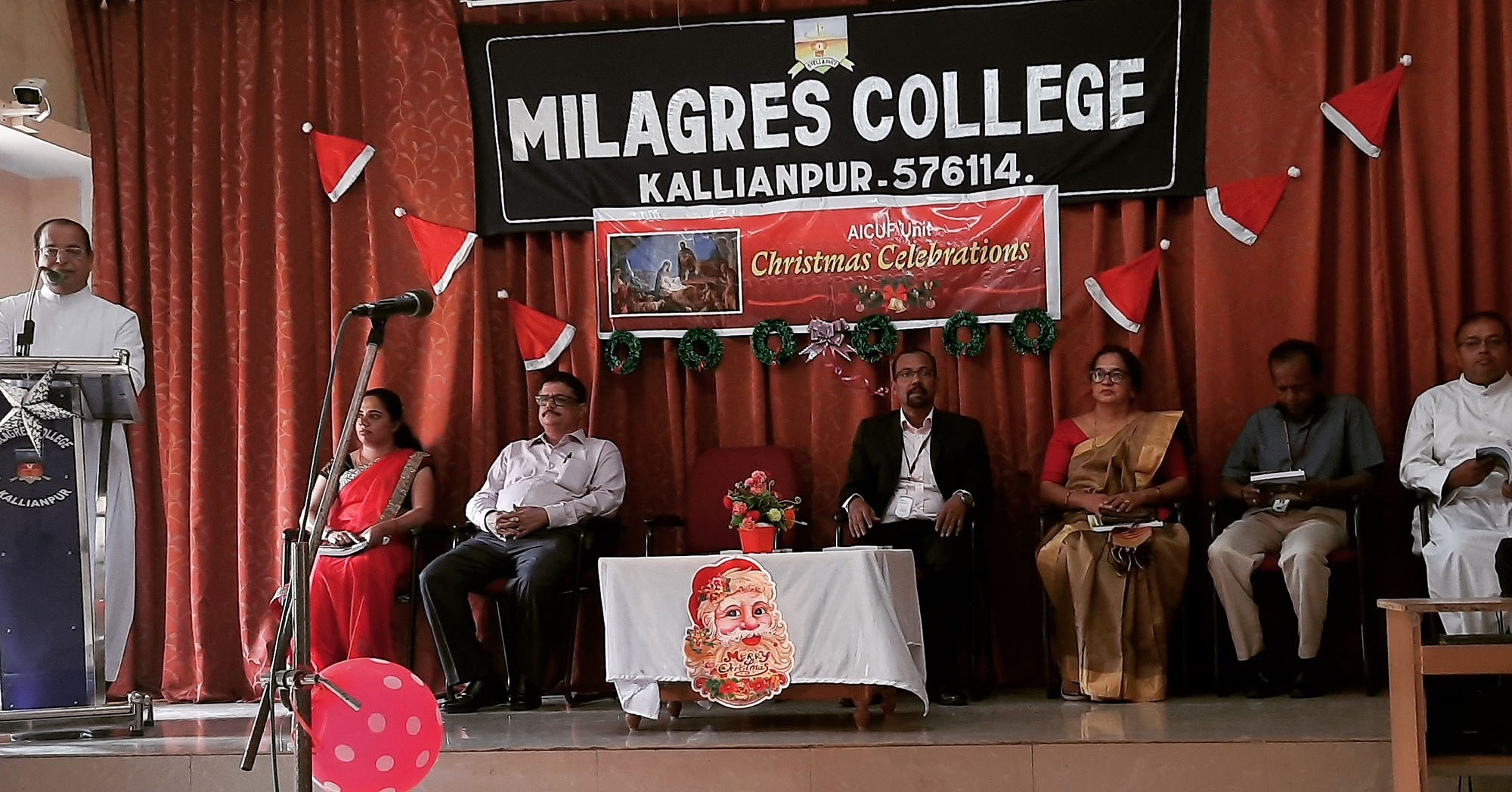 ಕಲ್ಯಾಣಪುರ ಮಿಲಾಗ್ರಿಸ್ ಕಾಲೇಜಿನಲ್ಲಿ ಕಿಸ್ಮಸ್ ಆಚರಣೆ