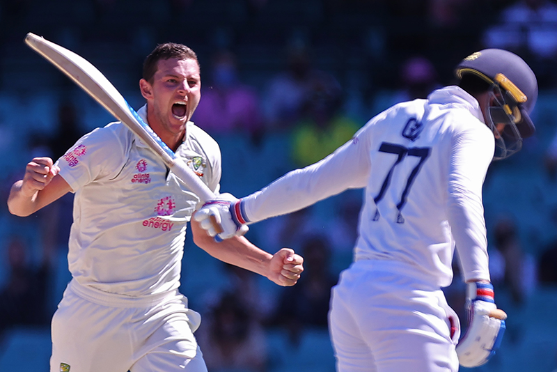 ಕುತೂಹಲ ಘಟ್ಟದಲ್ಲಿ ಮೂರನೇ ಟೆಸ್ಟ್: ನಾಲ್ಕನೇ ದಿನದಾಟದಂತ್ಯಕ್ಕೆ 98 ರನ್ ಗಳಿಸಿದ ಭಾರತ