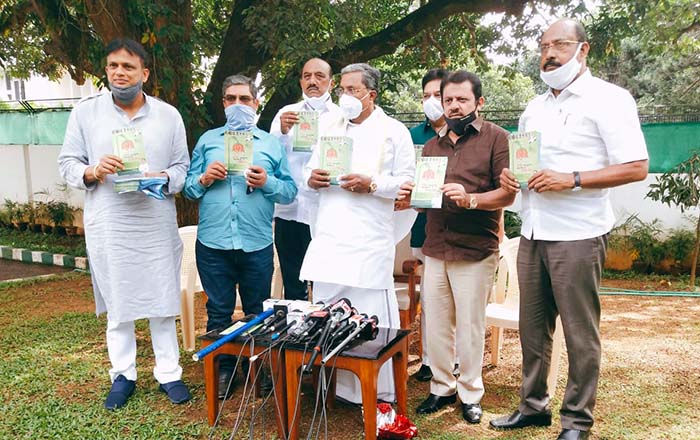 ಗೋಹತ್ಯೆ ನಿಷೇಧ, ಭೂ ಸುಧಾರಣೆ ಕಾಯ್ದೆಗಳ ತಿದ್ದುಪಡಿ ಖಂಡಿಸಿ ಬೀದಿಗಿಳಿದು ಹೋರಾಟ: ಸಿದ್ದರಾಮಯ್ಯ