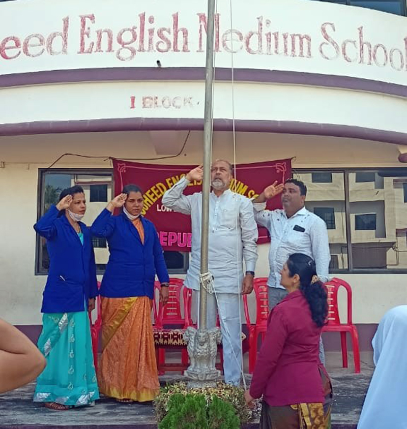 ತೌಹೀದ್ ಆಂಗ್ಲ ಮಾದ್ಯಮ ಶಾಲೆಯಲ್ಲಿ ಗಣರಾಜ್ಯೋತ್ಸವ