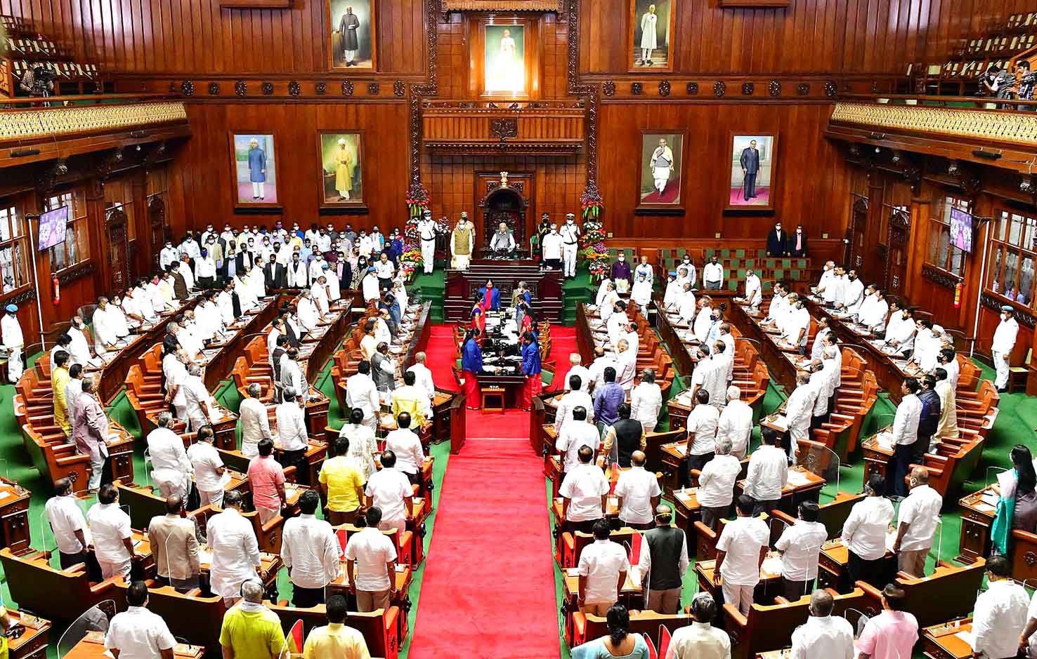 ಧರ್ಮೇಗೌಡ, ಮನಗೂಳಿ ಸಹಿತ ಅಗಲಿದ ಗಣ್ಯರಿಗೆ ಉಭಯ ಸದನಗಳಲ್ಲಿ ಶ್ರದ್ಧಾಂಜಲಿ