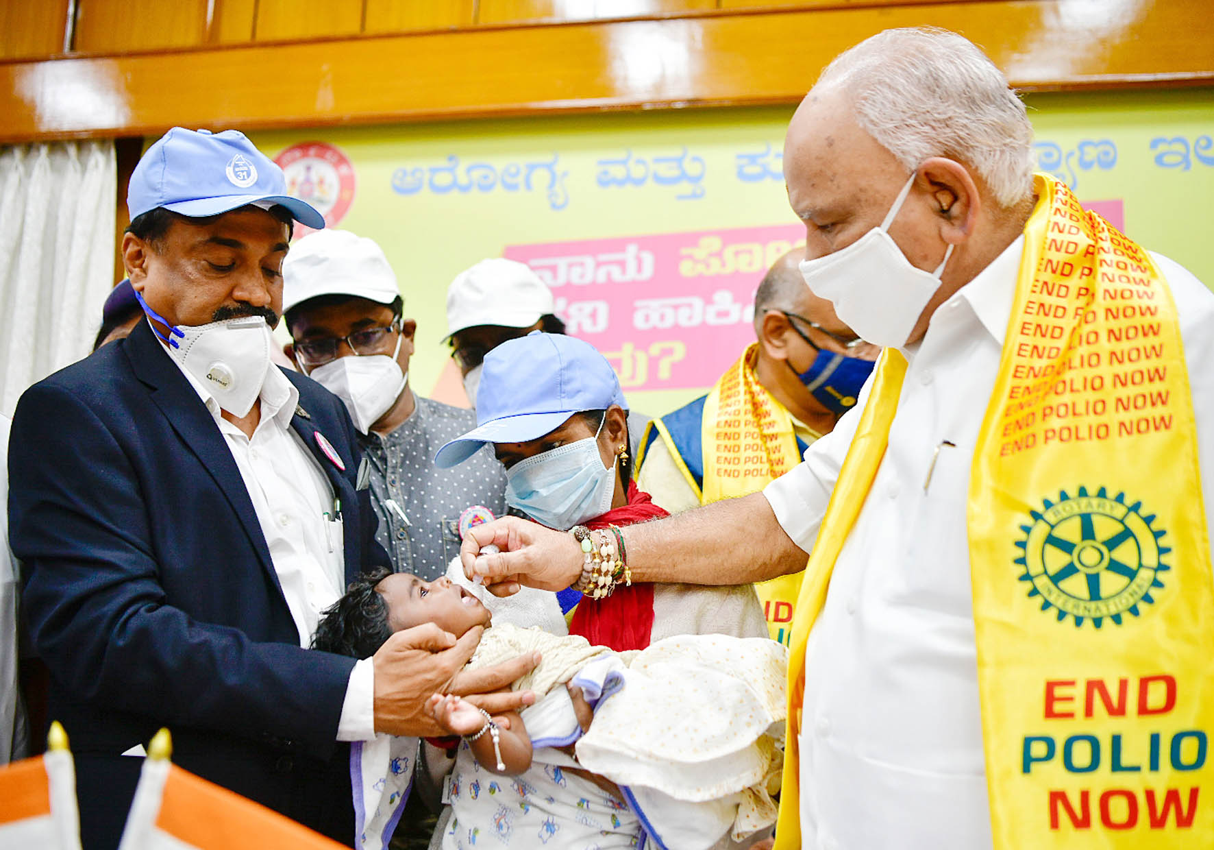 ಕರ್ನಾಟಕ ಮುಕ್ತ ಪೋಲಿಯೊಗೆ ಕೈಜೋಡಿಸಿ: ಸಿಎಂ ಯಡಿಯೂರಪ್ಪ