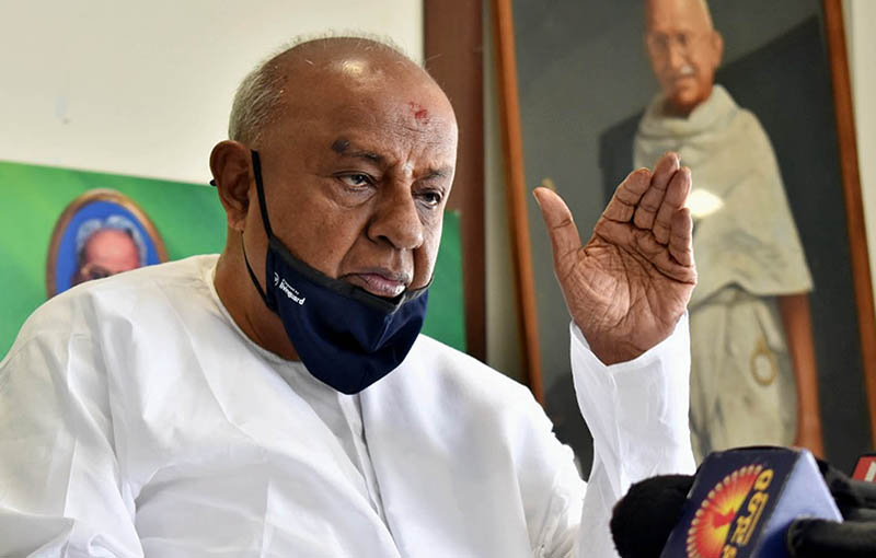 2023ರಲ್ಲಿ ಜೆಡಿಎಸ್ ಪಕ್ಷವನ್ನು ಅಧಿಕಾರಕ್ಕೆ ತಂದು ಕೊನೆಯುಸಿರೆಳೆಯುತ್ತೇನೆ: ಮಾಜಿ ಪ್ರಧಾನಿ ದೇವೇಗೌಡ