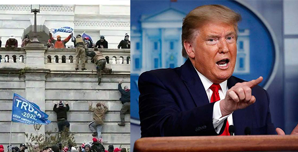 ಸಂಸತ್ ದಾಳಿಗೆ ಟ್ರಂಪ್ ಖಂಡನೆ: ‘ನೊಂದ ಮನಸ್ಸುಗಳು ಸಮಾಧಾನಗೊಳ್ಳಬೇಕು, ರಾಜಿ ಏರ್ಪಡಬೇಕು’ ಎಂದ ಅಮೆರಿಕ ಅಧ್ಯಕ್ಷ