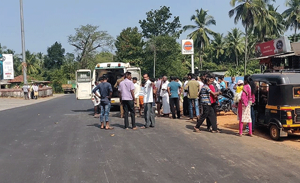 ಕಡಬ ಕೈಕಂಬದಲ್ಲಿ ಬಸ್ ಢಿಕ್ಕಿ: ರಸ್ತೆ ದಾಟುತ್ತಿದ್ದ ವ್ಯಕ್ತಿಗೆ ಗಂಭೀರ ಗಾಯ