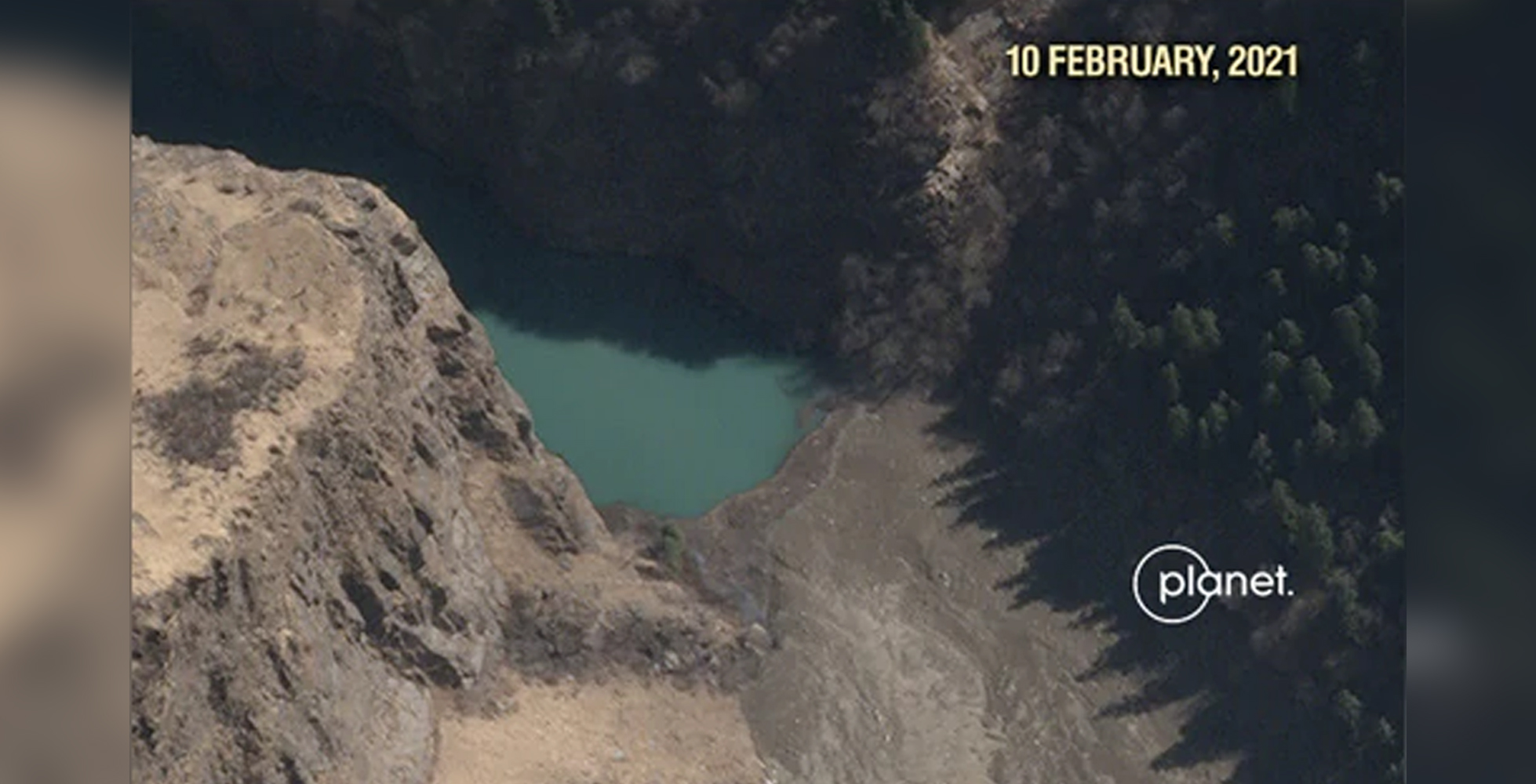 ಉತ್ತರಾಖಂಡದ ಹಿಮಾಪಾತದಿಂದ ಅಪಾಯಕಾರಿ ಸರೋವರ ಸೃಷ್ಟಿ: ಉಪಗ್ರಹ ಚಿತ್ರದಲ್ಲಿ ದಾಖಲು