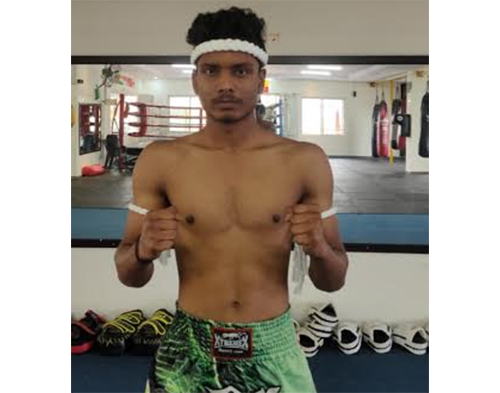 ಕಿಕ್ ಬಾಕ್ಸಿಂಗ್ ನಲ್ಲಿ ಮುಂಡಗೋಡ ಯುವಕ ಅಂಬರೀಷ್ ಗೆ ಚಿನ್ನದ ಪದಕ