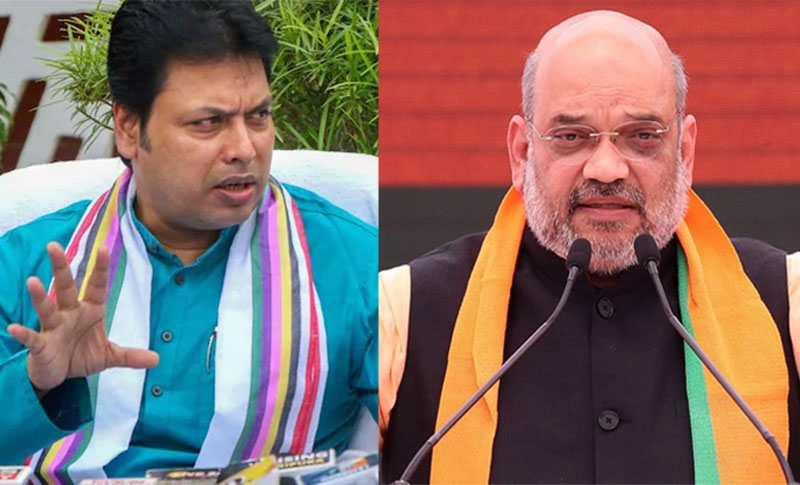 ಅಮಿತ್ ಶಾಗೆ ನೇಪಾಳ, ಶ್ರೀಲಂಕಾದಲ್ಲೂ ಬಿಜೆಪಿ ಸರ್ಕಾರ ರಚಿಸುವ ಯೋಜನೆ ಇದೆ ಎಂದ ತ್ರಿಪುರಾ ಸಿಎಂ