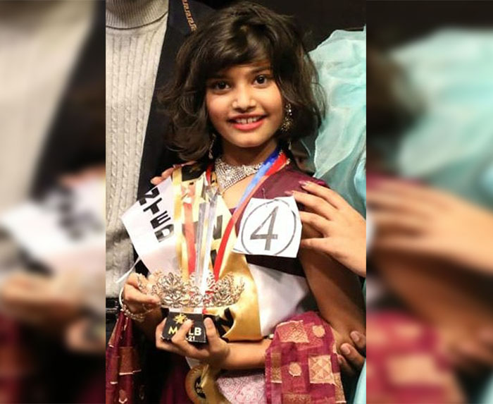 ‘ಮಾಸ್ಟರ್ ಲಿಟಲ್ ಬೆಂಗಳೂರು’ ಫ್ಯಾಶನ್ ಶೋನಲ್ಲಿ ವಂಶಿಕಗೆ ಪ್ರಶಸ್ತಿ