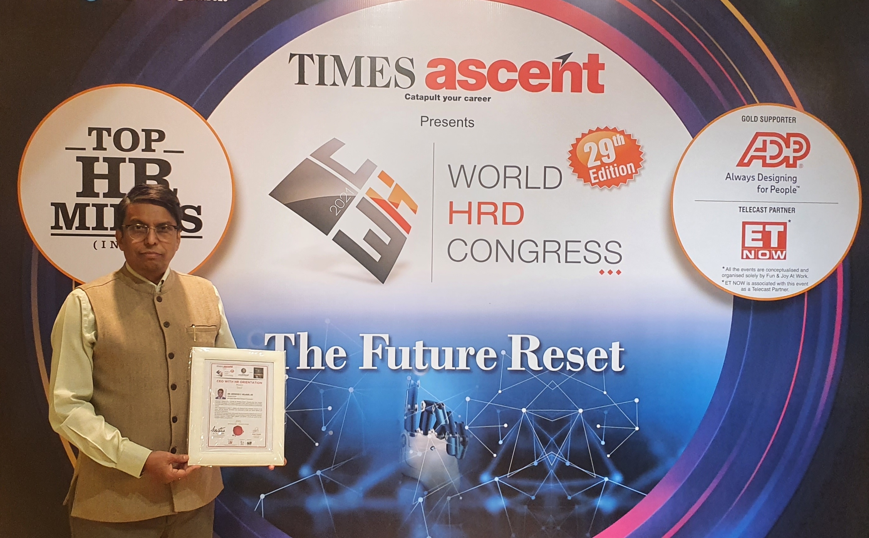 ಕೆಎಸ್‌ಆರ್‌ಟಿಸಿ ಎಂಡಿ ಶಿವಯೋಗಿ ಕಳಸದರಿಗೆ ಮುಖ್ಯ ಕಾರ್ಯನಿರ್ವಣಾಧಿಕಾರಿ ಪ್ರಶಸ್ತಿ-2021