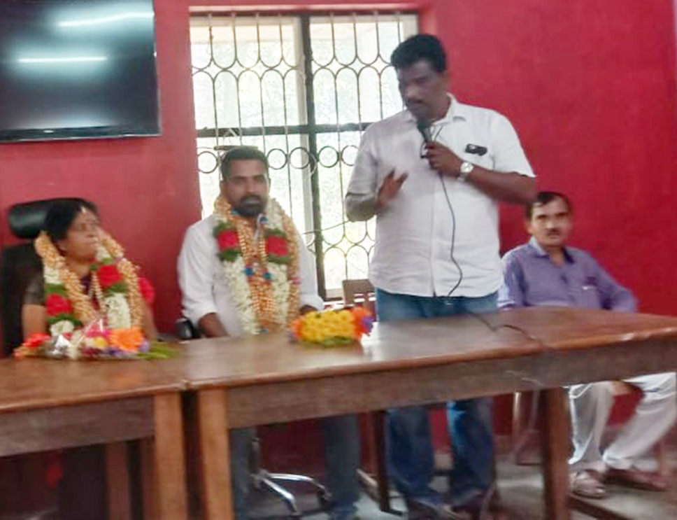 ಕಡೆಕಾರು ಗ್ರಾಪಂನ ನೂತನ ಅಧ್ಯಕ್ಷ ಉಪಾಧ್ಯಕ್ಷರಿಗೆ ಅಭಿನಂದನೆ