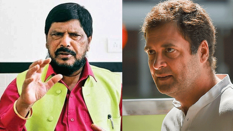 ರಾಹುಲ್ ಗಾಂಧಿ ದಲಿತ ಯುವತಿಯನ್ನು ವಿವಾಹವಾಗಲಿ: ಕೇಂದ್ರ ಸಚಿವ ರಾಮದಾಸ್‌ ಅಠಾವಳೆ