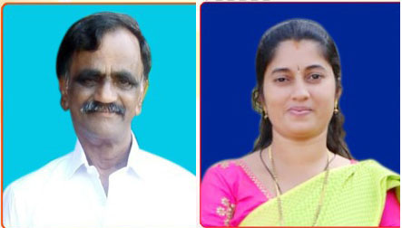 ಕಾಡೂರು ಗ್ರಾಪಂ; ಚೀಟಿ ಎತ್ತಿ ಅಧ್ಯಕ್ಷ -ಉಪಾಧ್ಯಕ್ಷ ಆಯ್ಕೆ: ಪಾಂಡುರಂಗ- ಅಮಿತಾಗೆ ಒಲಿದ ಅದೃಷ್ಟ