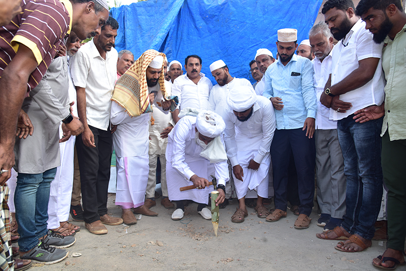 ಮಲ್ಲೂರು:‌ ನೂರುಲ್ ಉಲಮಾ ಅರೆಬಿಕ್ ಶಾಲೆಗೆ ಶಿಲಾನ್ಯಾಸ