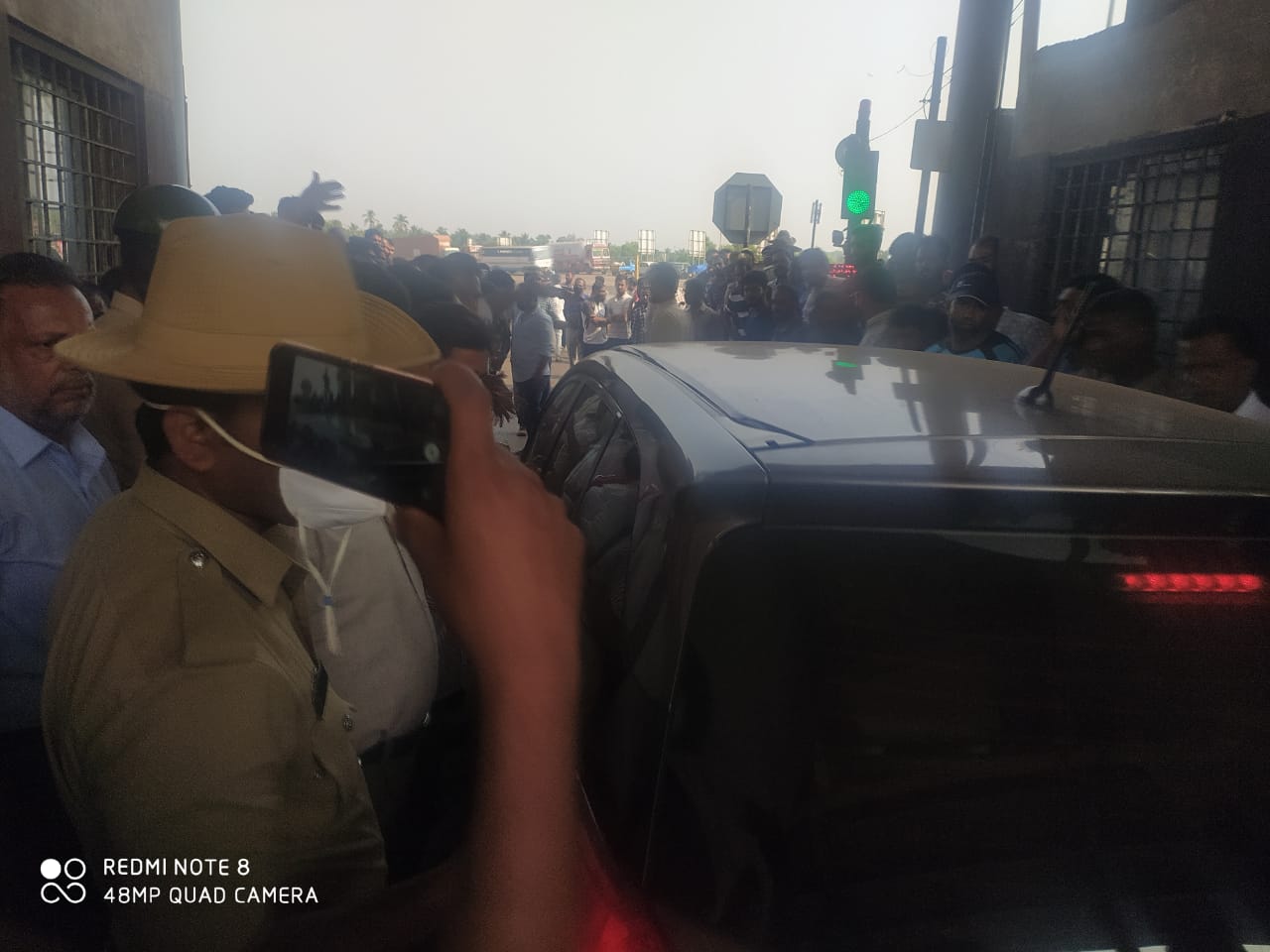 ತಲಪಾಡಿ ಟೋಲ್ ಮುಂಭಾಗದಲ್ಲಿ  ಪ್ರತಿಭಟನೆ