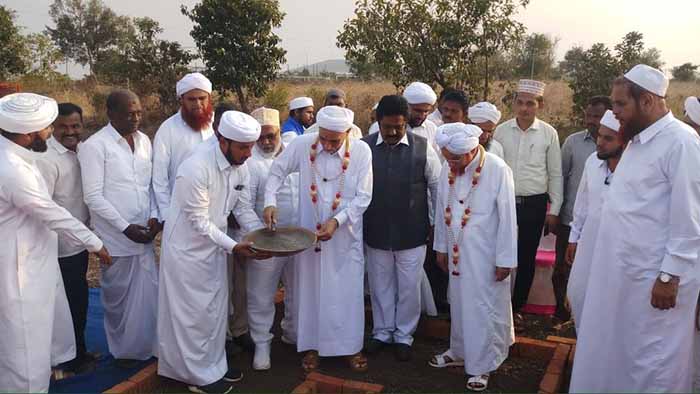ಹೂವಿನಹಡಗಲಿ: ಮಸ್‌ದರ್ ಪ್ರಧಾನ ಕಟ್ಟಡಕ್ಕೆ ಶಿಲಾನ್ಯಾಸ