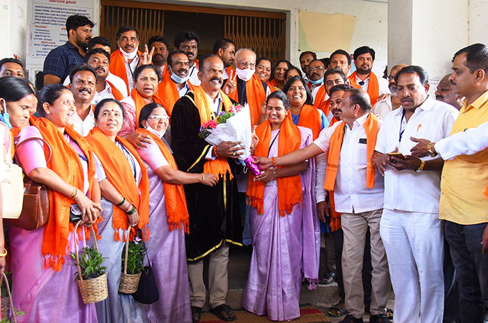 ದಾವಣಗೆರೆ ಮಹಾನಗರ ಪಾಲಿಕೆ: ಮೇಯರ್, ಉಪಮೇಯರ್ ಸ್ಥಾನ ಬಿಜೆಪಿ ತೆಕ್ಕೆಗೆ