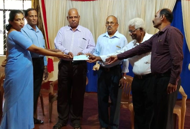 ಪಾಂಬೂರು ಮಾನಸ ವಿಶೇಷ ಶಾಲೆಗೆ ದೇಣಿಗೆ