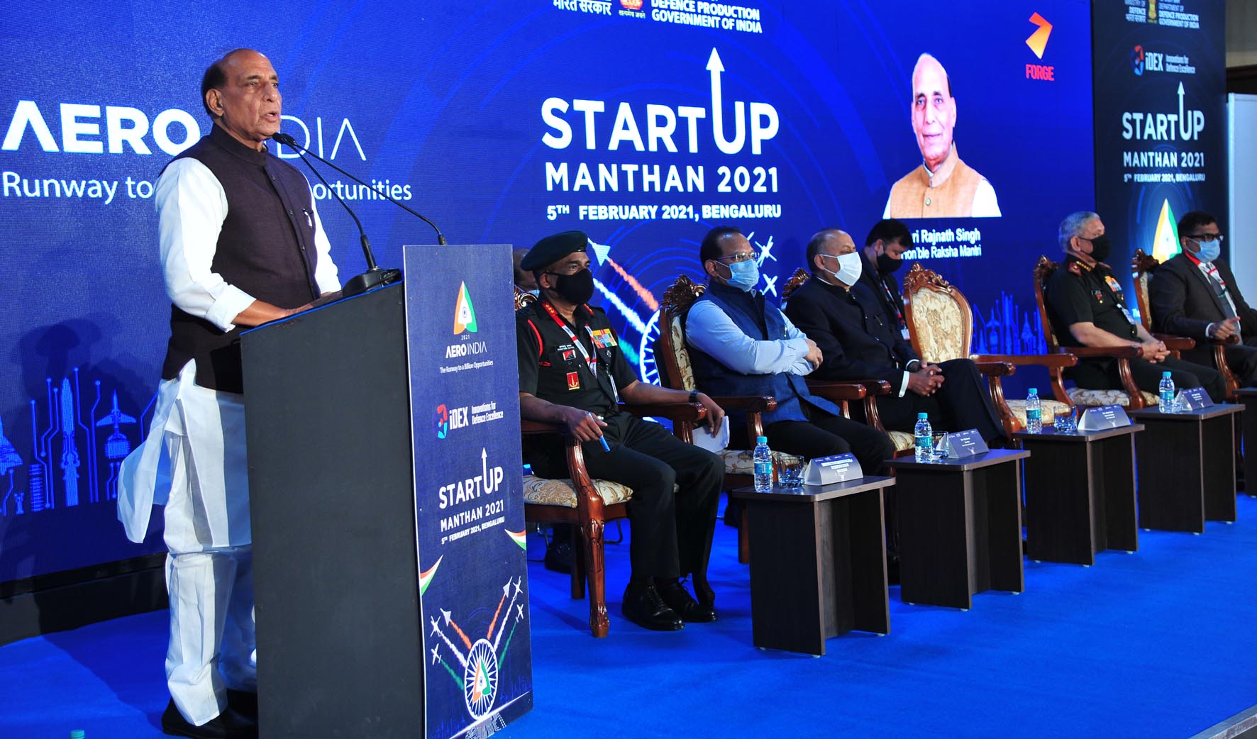 ನವೋದ್ಯಮಗಳೇ ಭಾರತದ ಆರ್ಥಿಕತೆಯನ್ನು ಮುನ್ನಡಸಲಿವೆ: ಕೇಂದ್ರ ಸಚಿವ ರಾಜನಾಥ್ ಸಿಂಗ್