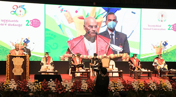 ರಾಜೀವ್ ಗಾಂಧಿ ಆರೋಗ್ಯ ವಿಜ್ಞಾನ ವಿವಿಯ 23ನೇ ಘಟಿಕೋತ್ಸವ