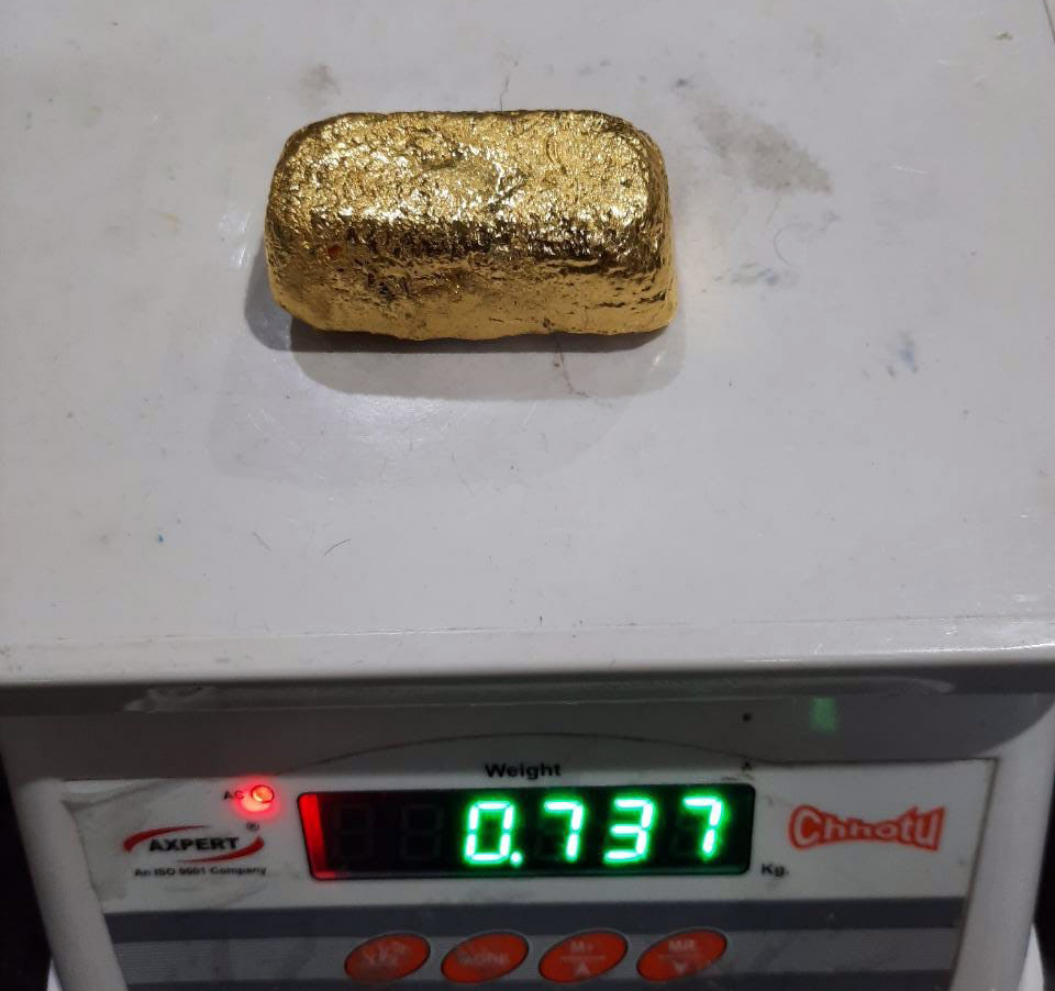 ಮಂಗಳೂರು: ವಿಮಾನ ನಿಲ್ದಾಣದಲ್ಲಿ ಚಿನ್ನ ಅಕ್ರಮ ಸಾಗಾಟ ಪತ್ತೆ