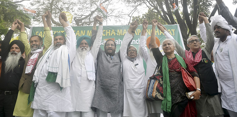 ಬಿಜೆಪಿ ವಿರುದ್ದ ಮತ ಹಾಕಿ: ಪ. ಬಂಗಾಳ ಕಿಸಾನ್ ಮಹಾಪಂಚಾಯತ್ ನಲ್ಲಿ ಟಿಕಾಯತ್ ಕರೆ