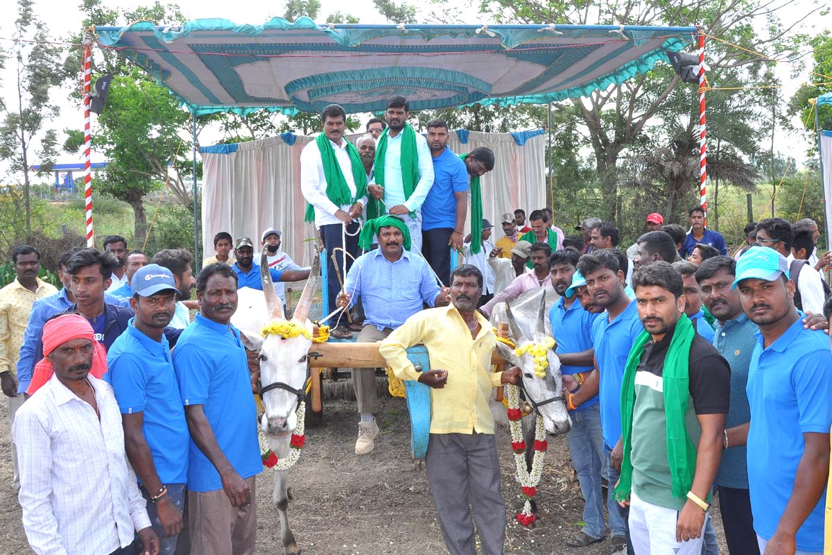 ಹಿರೇಮಗಳೂರು: ರಾಜ್ಯಮಟ್ಟದ ಜೋಡೆತ್ತಿನ ಗಾಡಿ ಸ್ಪರ್ಧೆ