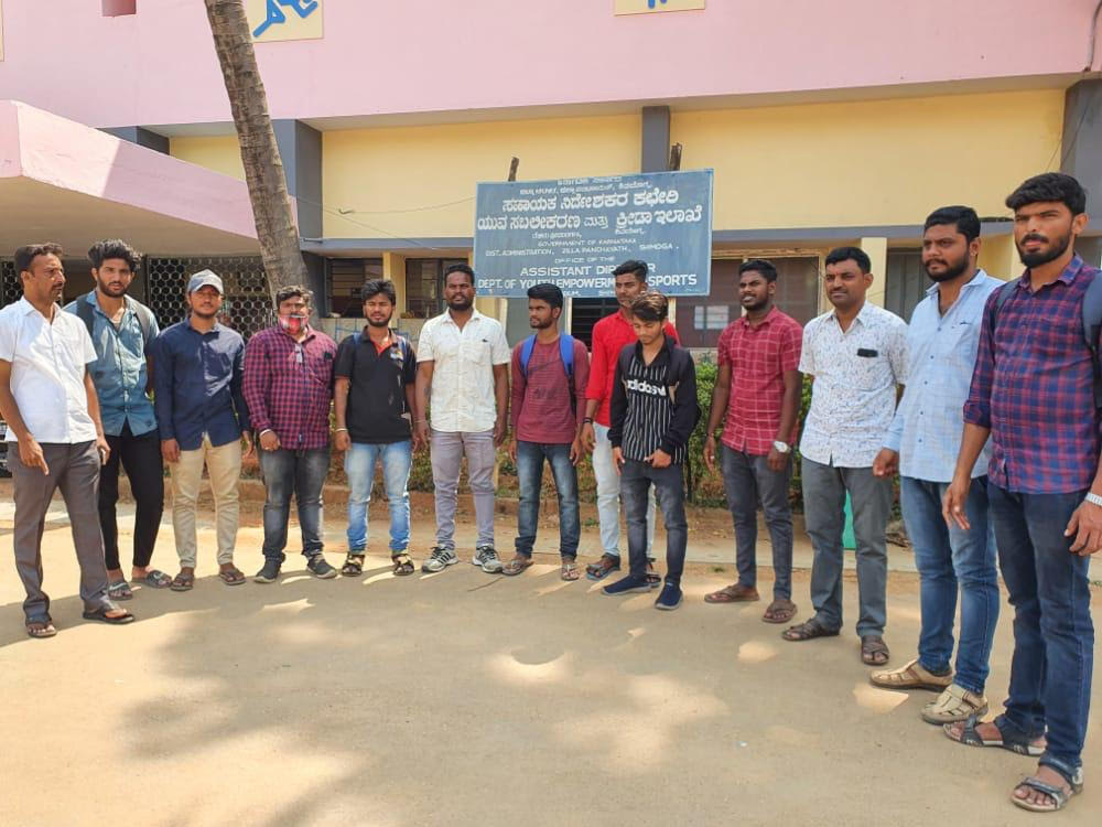 ಶಿವಮೊಗ್ಗ: ಸೂಲಿಬೆಲೆ ಕಾರ್ಯಕ್ರಮಕ್ಕೆ ಅನುಮತಿ ವಿರೋಧಿಸಿ ಎನ್‌ಎಸ್‌ಯುಐ ಪ್ರತಿಭಟನೆ