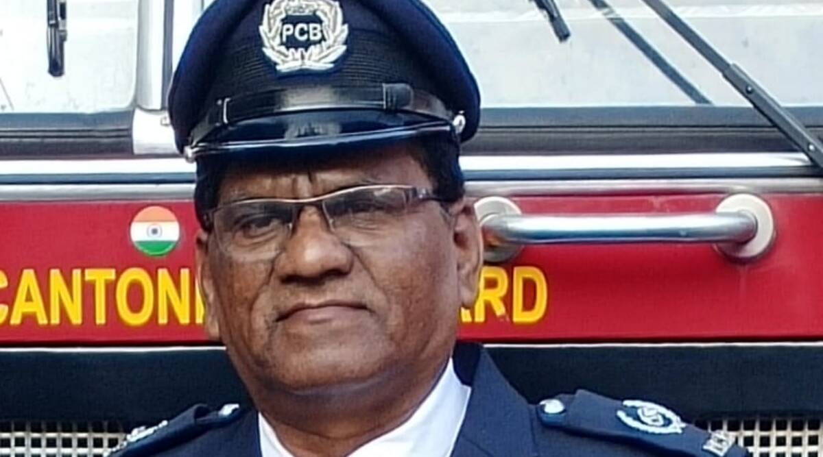 ಕರ್ತವ್ಯ ನಿರ್ವಹಿಸಿ ವಾಪಸಾಗುತ್ತಿದ್ದ ಅಗ್ನಿಶಾಮಕದಳದ ಹಿರಿಯ ಅಧಿಕಾರಿ ರಸ್ತೆ ಅಪಘಾತಕ್ಕೆ ಬಲಿ