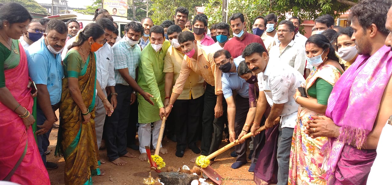 ಜೆಪ್ಪು-ಮೋರ್ಗನ್‌ಗೇಟ್ ಸಂಪರ್ಕ ರಸ್ತೆ ಕಾಮಗಾರಿಗೆ ಚಾಲನೆ