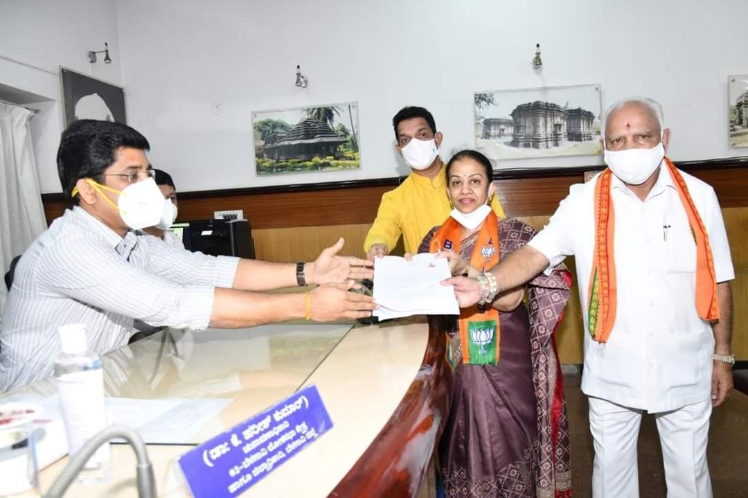 ಬೆಳಗಾವಿ ಲೋಕಸಭಾ ಕ್ಷೇತ್ರದ ಉಪ ಚುನಾವಣೆ:  ಬಿಜೆಪಿ ಅಭ್ಯರ್ಥಿಯಿಂದ ನಾಮಪತ್ರ ಸಲ್ಲಿಕೆ