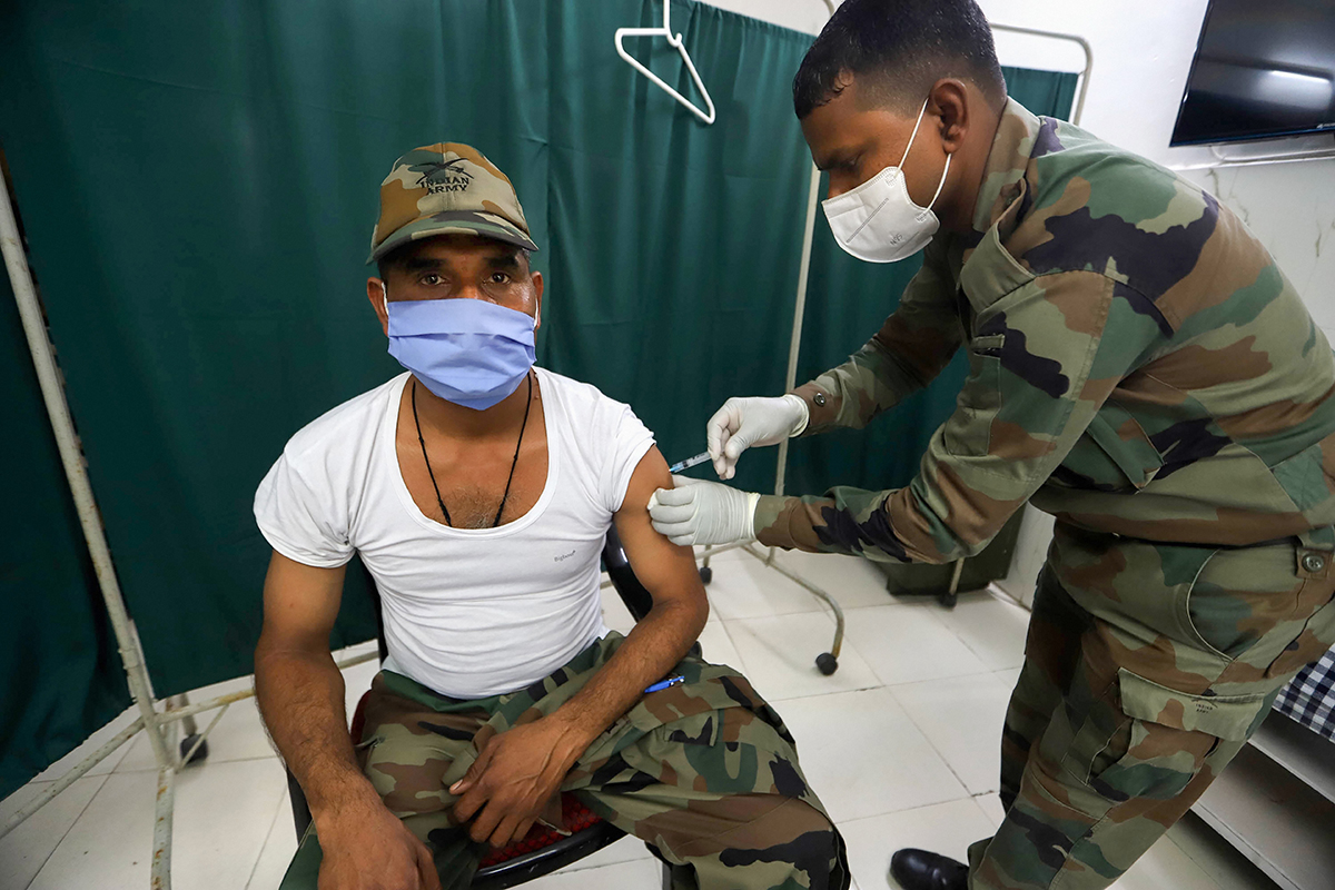 ಒಂದೇ ದಿನದಲ್ಲಿ 20 ಲಕ್ಷಕ್ಕೂ ಅಧಿಕ ಡೋಸ್ ಲಸಿಕೆ ಹಾಕಲಾಗಿದೆ: ಗೃಹ ಸಚಿವಾಲಯ