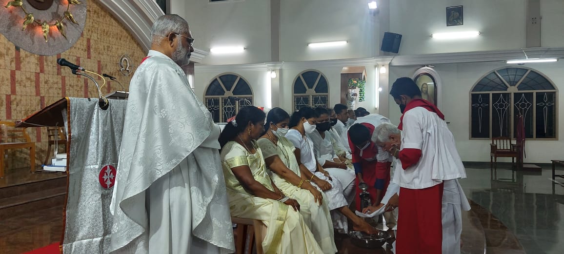 ​ಪಾಲ್ದನೆ ಚರ್ಚ್‌ನಲ್ಲಿ ‘ಮಾಂಡಿ ಥರ್ಸ್‌ಡೇ’ ಬಲಿಪೂಜೆ ಆಚರಣೆ