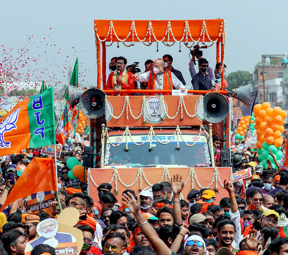 ಚುನಾವಣೆಗಳಿಗೂ ಕೋವಿಡ್-19 ಪ್ರಕರಣಗಳ ಏರಿಕೆಗೂ ತಳುಕು ಹಾಕುವುದು ಸರಿಯಲ್ಲ: ಗೃಹಸಚಿವ ಅಮಿತ್ ಶಾ