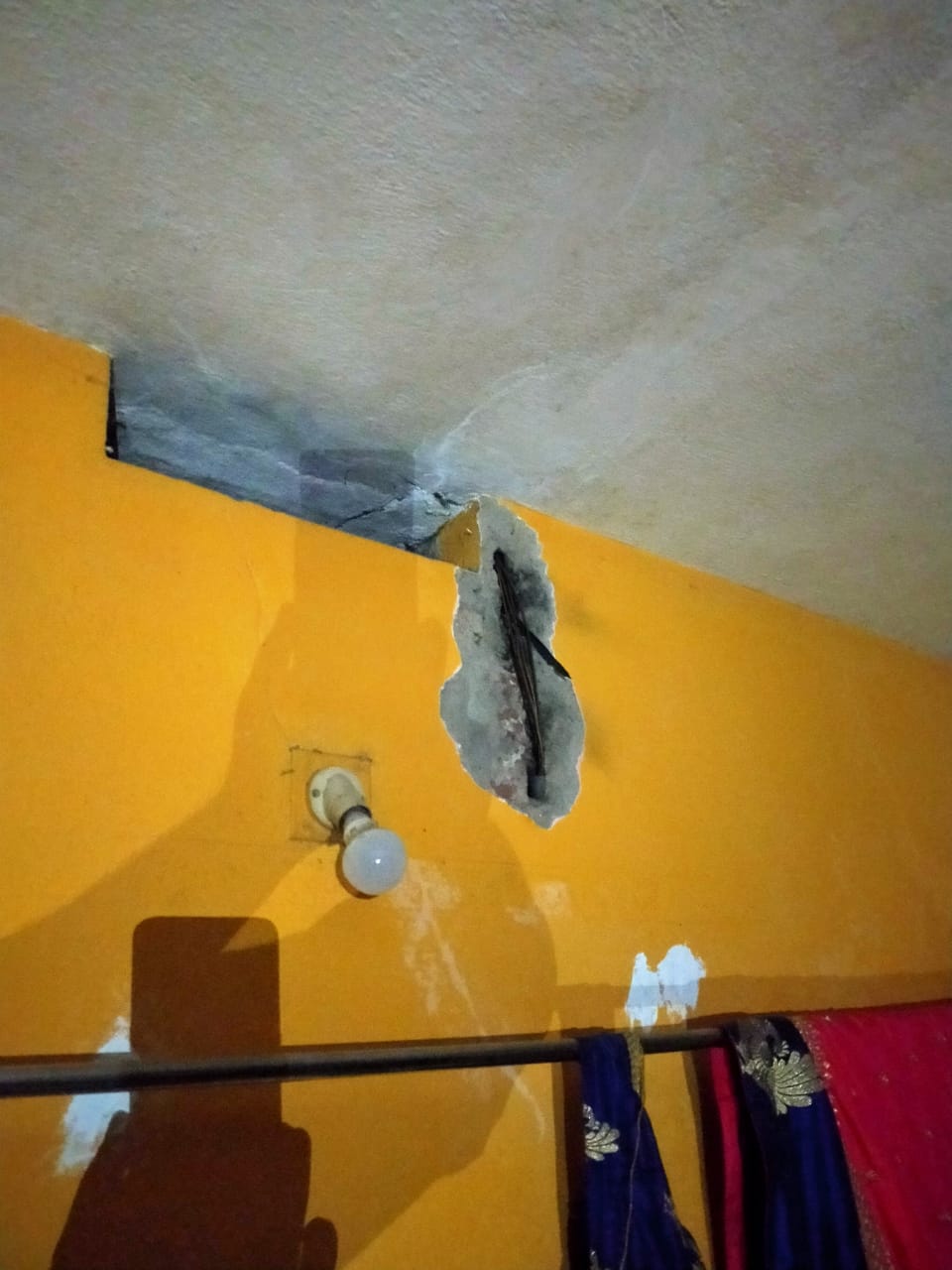 ಉಳ್ಳಾಲ: ಸಿಡಿಲು ಬಡಿದು ಮನೆಗೆ ಹಾನಿ