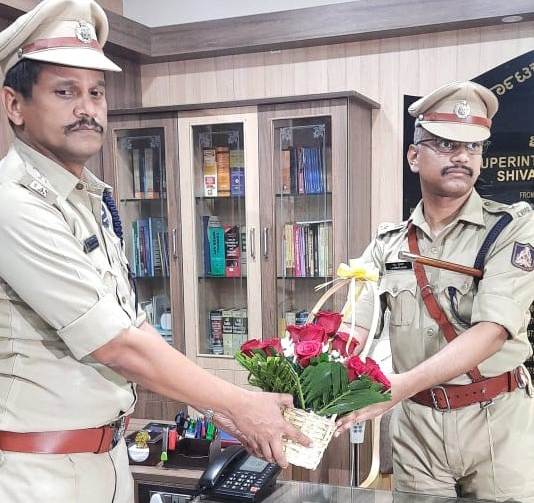 ಶಿವಮೊಗ್ಗ ನೂತನ ಎಸ್ಪಿಯಾಗಿ ಲಕ್ಷ್ಮೀ ಪ್ರಸಾದ್ ಅಧಿಕಾರ ಸ್ವೀಕಾರ