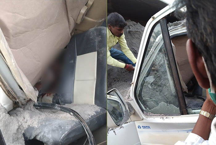 ಮೈಸೂರು: ತಪಾಸಣೆ ವೇಳೆ ಪೊಲೀಸ್ ವಾಹನಕ್ಕೆ ಟಿಪ್ಪರ್ ಢಿಕ್ಕಿ; ಪೊಲೀಸ್ ಪೇದೆ ಮೃತ್ಯು