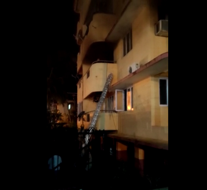 ಮಂಗಳೂರು: ಶಾರ್ಟ್ ಸರ್ಕ್ಯೂಟ್ ನಿಂದ ಅಪಾರ್ಟ್ಮೆಂಟ್ ನಲ್ಲಿ ಬೆಂಕಿ