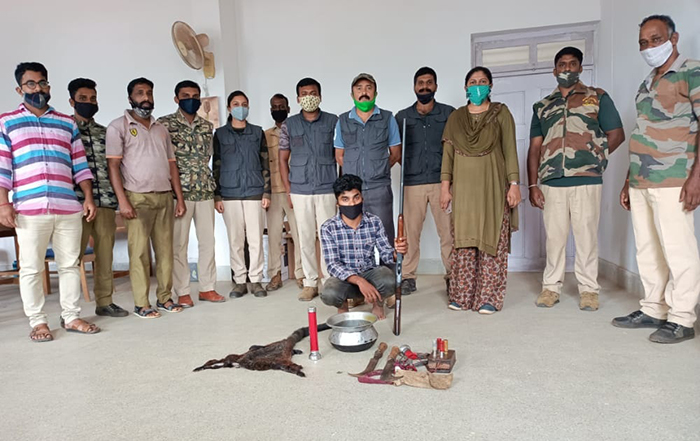 ಅಳಿವಿನಂಚಿನಲ್ಲಿರುವ ದೊಡ್ಡಳಿಲು ಬೇಟೆ: ಓರ್ವನ ಬಂಧನ, ಇಬ್ಬರು ಪರಾರಿ