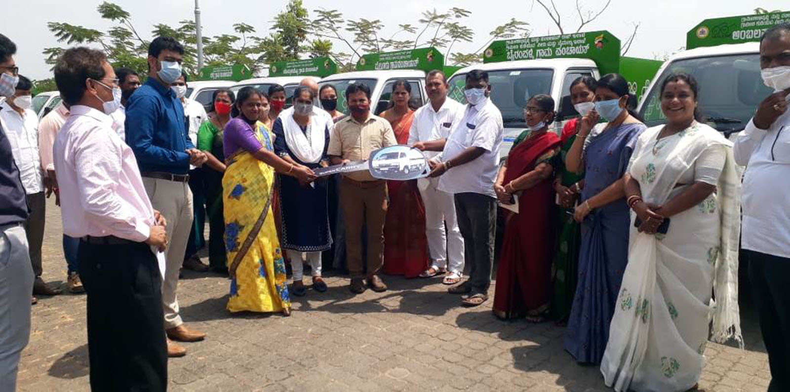 ಉಡುಪಿ: ಗ್ರಾಪಂಗಳಿಗೆ ಕಸ ವಿಲೇವಾರಿ ವಾಹನ ವಿತರಣೆ