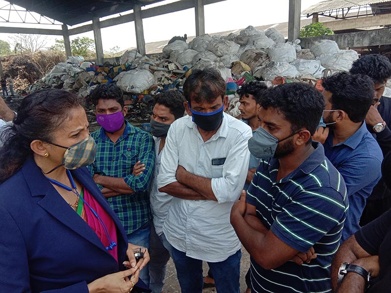 ಪಚ್ಚನಾಡಿ ಪ್ಲಾಸ್ಟಿಕ್ ಸಂಸ್ಕರಣಾ ಘಟಕಕ್ಕೆ ನ್ಯಾಯಾಧೀಶೆ ಶೀಲಾ ಎ.ಜಿ. ಭೇಟಿ