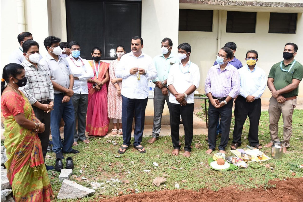 ಹೆಬ್ರಿಯಲ್ಲಿ ಆಕ್ಸಿಜನ್ ಘಟಕ ನಿರ್ಮಾಣಕ್ಕೆ ಚಾಲನೆ