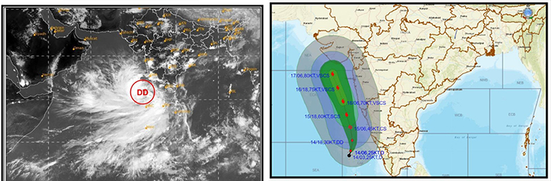 ಐದು ರಾಜ್ಯಗಳಲ್ಲಿ ತೌಕ್ತೆ ಪ್ರತಾಪ: ಕೇರಳದಲ್ಲಿ ಇಬ್ಬರು ಮೃತ್ಯು