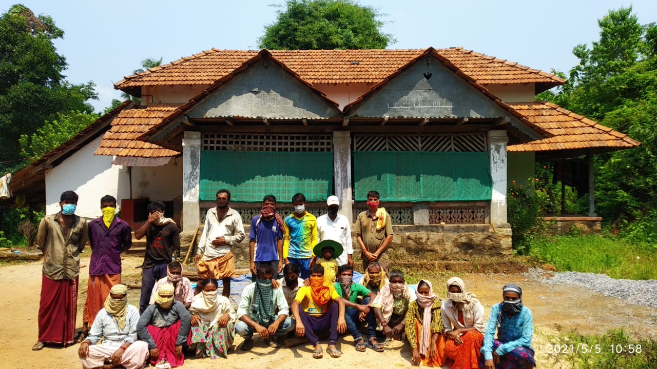 ಹೊರಜಿಲ್ಲೆಯ ಕಾರ್ಮಿಕರಿಗೆ ಮಾನವೀಯತೆಯ ಹಸ್ತ: ತಮ್ಮ ಮನೆಯಲ್ಲೇ ಆಶ್ರಯ ನೀಡಿದ ಸಚಿನ್ ಭಿಡೆ