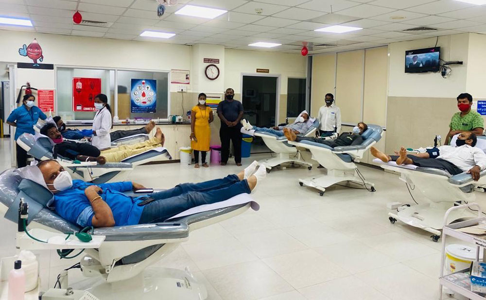 ರಕ್ತದ ಕೊರತೆಯನ್ನು ನೀಗಿಸಲು ಮಣಿಪಾಲ ಕೆಎಂಸಿ ರಕ್ತ ನಿಧಿ ಕೇಂದ್ರದಲ್ಲಿ ರಕ್ತದಾನ