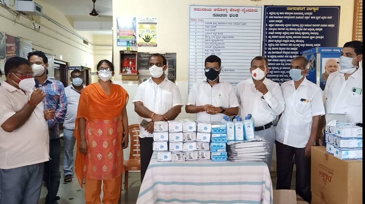 ಬೈಂದೂರು ಸಮುದಾಯ ಆರೋಗ್ಯ ಕೇಂದ್ರಕ್ಕೆ ಮೆಡಿಕಲ್ ಕಿಟ್ ಹಸ್ತಾಂತರ