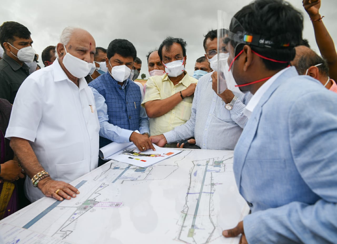 ಜೂನ್ ಅಂತ್ಯದ ಒಳಗಾಗಿ ಶಿವಮೊಗ್ಗ ವಿಮಾನ ನಿಲ್ದಾಣ ಕಾಮಗಾರಿ ಪೂರ್ಣ: ಸಿಎಂ ಯಡಿಯೂರಪ್ಪ